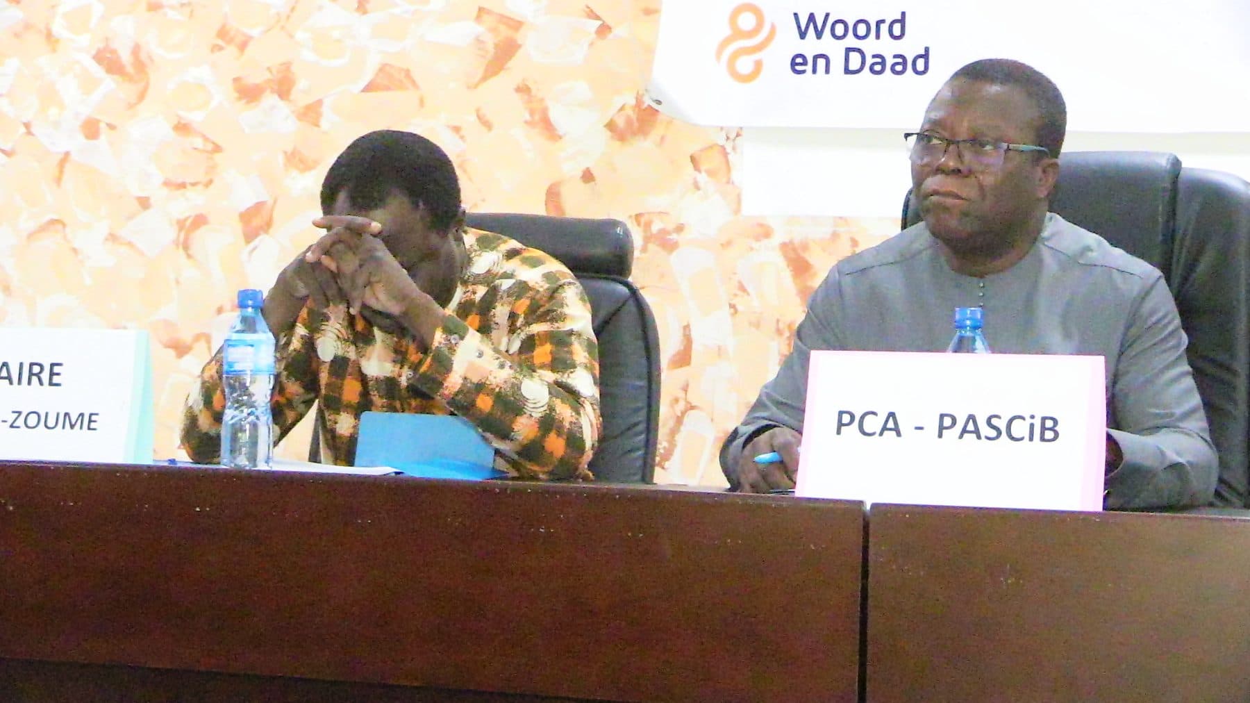 The chair of the PASCiB board of directors, Benkadi workshop, 2022
