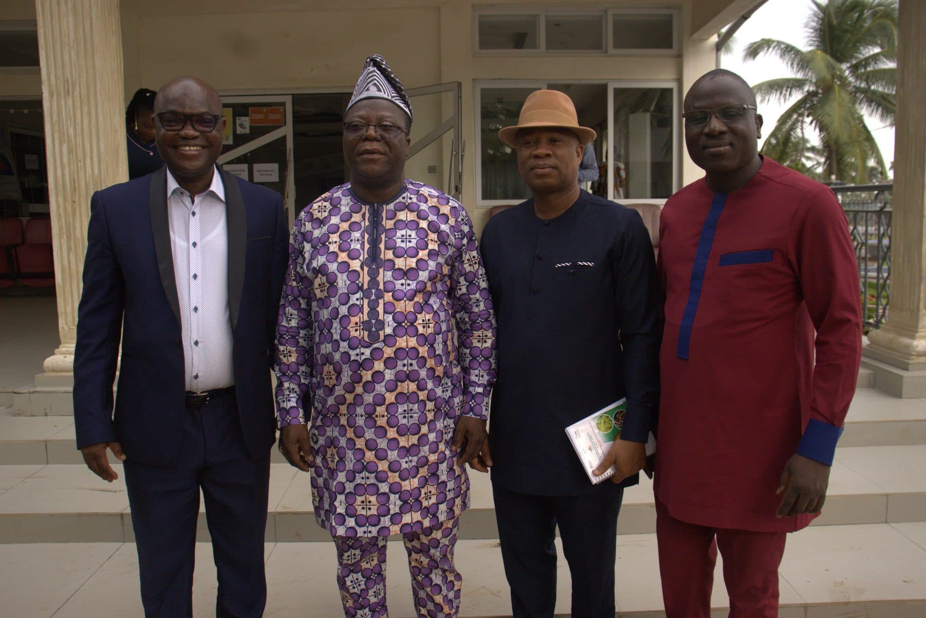 With the partners of the Benkadi workshop, Grand-Popo, July 2023