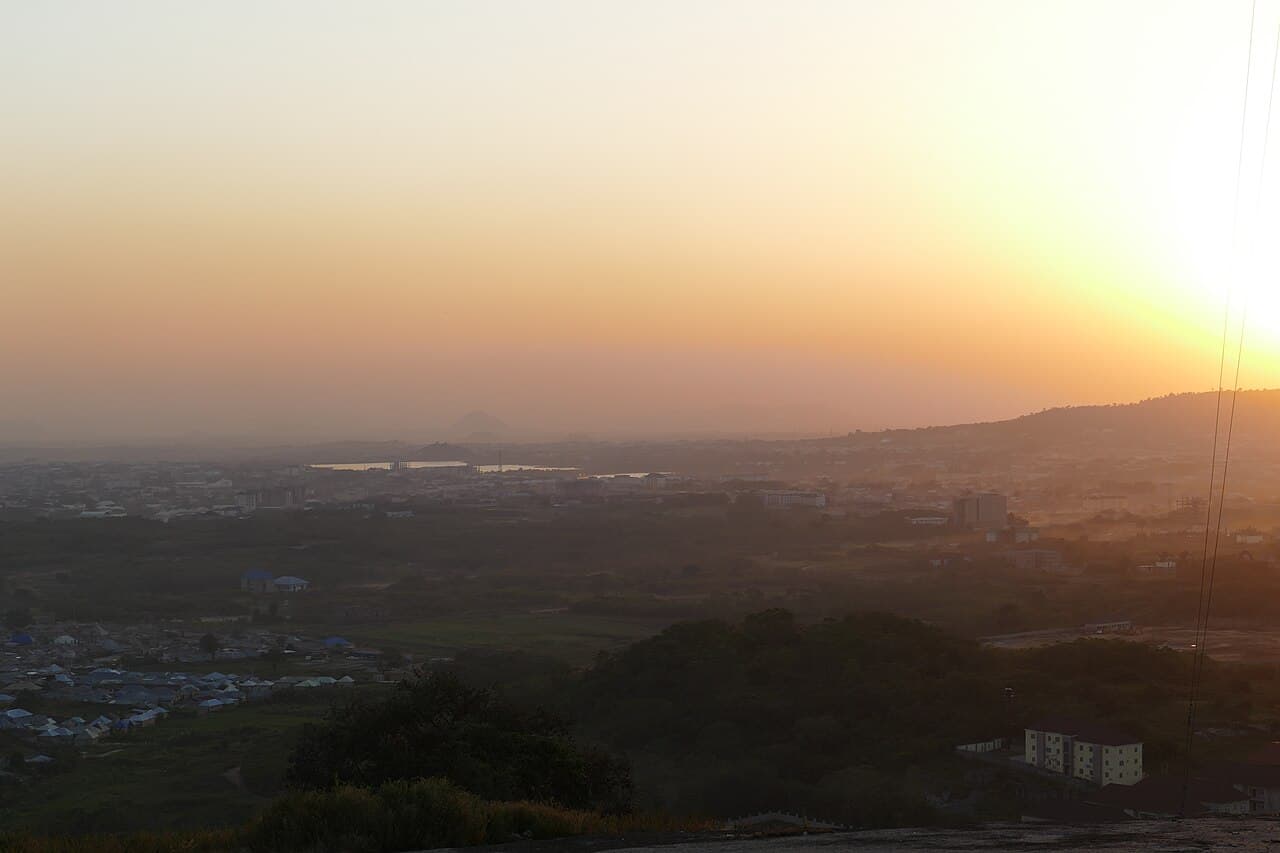 View of Abuja from Katampe hill